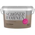 SCHÖNER WOHNEN-FARBE Wand- und Deckenfarbe "TRENDFARBE, matt" Farben Gr. 2,5 l 2500 ml, braun (macchiato) Wandfarbe bunt