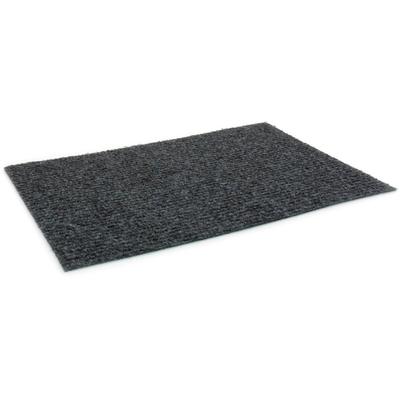 Nadelvliesteppich "MALTA", grau (anthrazit), B:200cm H:2,5mm L:4600cm, Polypropylen, PRIMAFLOR-IDEEN IN TEXTIL, Teppiche, Uni-Farben, strapazierfähig & pflegeleicht, Kurzflor, Nadelvlies Image