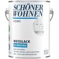 SCHÖNER WOHNEN-FARBE Weißlack "Home Weißlack" Farben Gr. 2,5 l 2500 ml, weiß Weißlacke