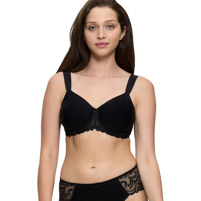 Minimizer-BH TRIUMPH "Modern Finesse W01", Damen, Gr. 75, Cup E, schwarz, Microtouch, Spitze, Obermaterial: 65% Polyamid