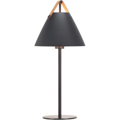 Tischleuchte "Strap", schwarz, Ø 25cm H: 55cm, DESIGN FOR THE PEOPLE, Lampen