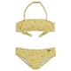 Bandeau-Bikini BUFFALO "Candy Kids" Gr. 158/164, N-Gr, gelb (gelb, bedruckt) Kinder Bikini-Sets Bikinis