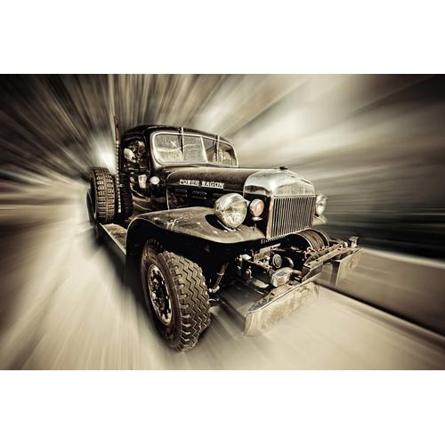 „PAPERMOON Fototapete „“Oldtimer““ Tapeten Gr. B/L: 4,00 m x 2,60 m, Bahnen: 8 St., bunt Fototapeten“