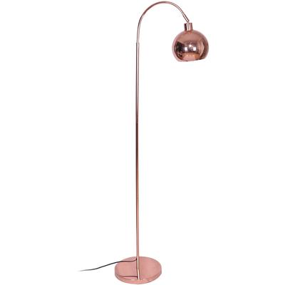 SALESFEVER Stehlampe "Pepe", braun (kupferfarben), Ø 20cm H: 153cm, Lampen, Gestell aus Metall, Bogenlampe Image