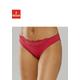 Slip NUANCE Gr. 36/38, 2 St., rot (2 x rot) Damen Unterhosen Klassische Slips