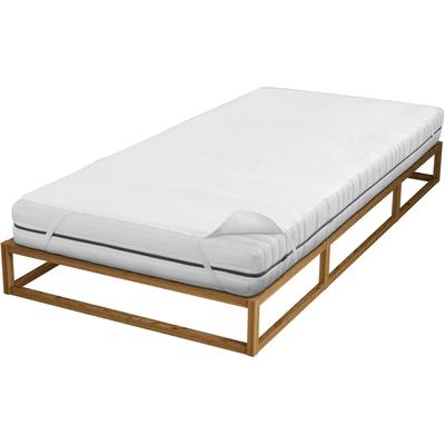 Matratzenauflage "Molton Premium mit Silberausrüstung", weiß, B:100cm L:200cm, Bezug: 100% Baumwolle, BIBERNA SLEEP & PROTECT, Matratzenzubehör Image
