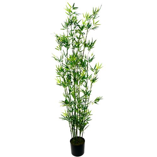 "Kunstpflanze I.GE.A. ""Bambus im Topf"" Kunstpflanzen Gr. B/H: 34 cm x 180 cm, 1 St., grün Kunstpflanze Kunstpflanzen"