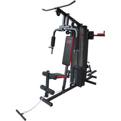 Kraftstation MOTIVE FITNESS BY U.N.O. "Multi-Gym Challenge" Kraftstationen schwarz (schwarz/rot)