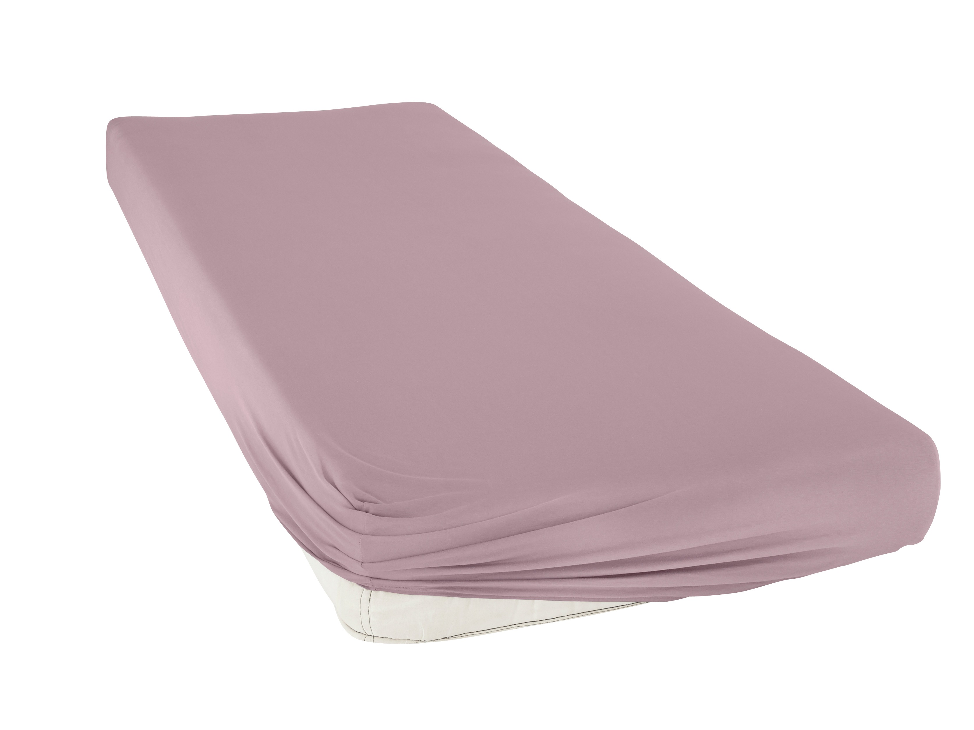 Spannbettlaken BELLANA "Jersey-Elasthan Aqua in Gr. 90x200, 140x200 oder 180x200 cm", rosa (zartrosa), 1 Stk., Jersey, 100x200 100x210 100x220 110x200 110x210 110x220 120x200 120x210 120x220 90x200 90x210 90x220 35, Jersey, Obermaterial: 97%...