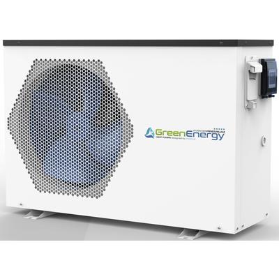 Pool-Wärmepumpe KWAD "Green Energy 10", schwarz-weiß (weiß, schwarz), B:33cm H:66cm L:91cm, Metall, Wärmepumpen Image