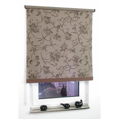 Seitenzugrollo LIEDECO "Natur Dekor" Gr. 2, braun, B:80cm H:180cm, Polyester, Rollos Image