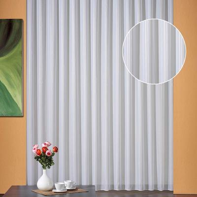 Gardine WECKBRODT "Breslau" Gr. 3, beige (cremeweiß), B:600cm H:125cm, Sablu00e9, Polyester, Gardinen, Websablè, halbtransparent, Effektfäden, Beschwerungsband, Store Image