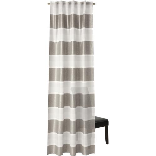 „Vorhang NEUTEX FOR YOU „“Ilma““ Gardinen Gr. 245 cm, verdeckte Schlaufen, 144 cm, grau (wollweiß, grau) Verdeckte Schlaufen Schal mit verdeckten“