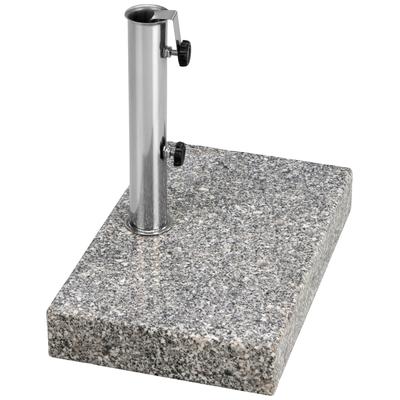 Schirmhalter SCHNEIDER SCHIRME, grau (granitfarben), B:37cm H:28cm T:44,5cm, Stahl, Schirmhalterungen Image