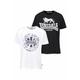 T-Shirt LONSDALE "DILDAWN" Gr. XXL (60/62), schwarz-weiß (black, white) Herren Shirts T-Shirts Bestseller