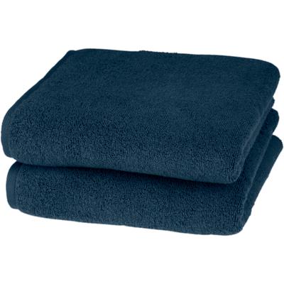Handtuch ROSS "Sensual 9000", blau (nachtblau), B:50cm L:100cm, Frottier, Obermaterial: 100% Baumwolle, Handtücher (Packung), mit Aloe-Vera-Öl veredelt Image