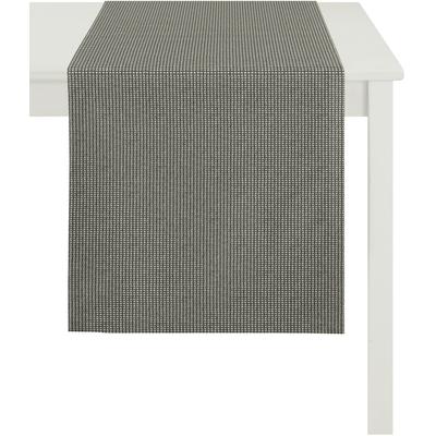 Tischläufer APELT "1104 Loft Style, Jacquard", grau (anthrazit), B:48cm L:140cm, Polyester, Viskose, Tischdecken Image