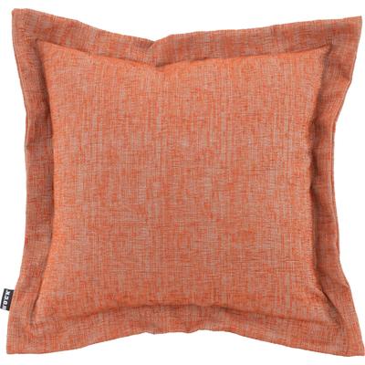 Dekokissen H.O.C.K. "Addicted", orange (orange, jaquard, struktur, unifarben), B:50cm H:10cm L:50cm, Baumwolle, Polyester, Polyacryl, Dekokissen_Sitzkissen_Kissenhüllen, im eleganten Design, Kissenhülle mit Füllung, 1 Stück Image