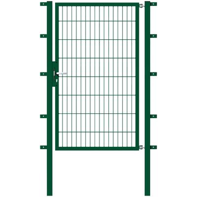 Zauneinzeltür ALBERTS "Flexo", grün, B:100cm H:160cm, Stahl, Tore, 100 cm Breite, in versch. Höhen