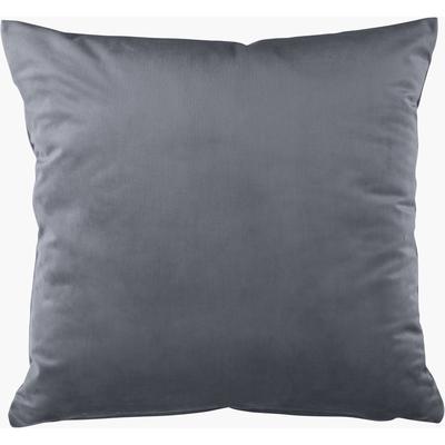Dekokissen "SAMT" Gr. 2, grau (grau, unifarben), B:50cm L:50cm, Polyester, GUIDO MARIA KRETSCHMER HOME & LIVING, Dekokissen_Sitzkissen_Kissenhüllen, Kissenhülle ohne Füllung, 1 Stück 50x50cm Image