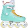 Inlineskates POWERSLIDE "Zoom Baby Blue 80" Gr. 39, bunt (blau, gelb, weiß), Inlineskates_Rollschuhe_Schlittschuhe, 39/40, Kunststoff