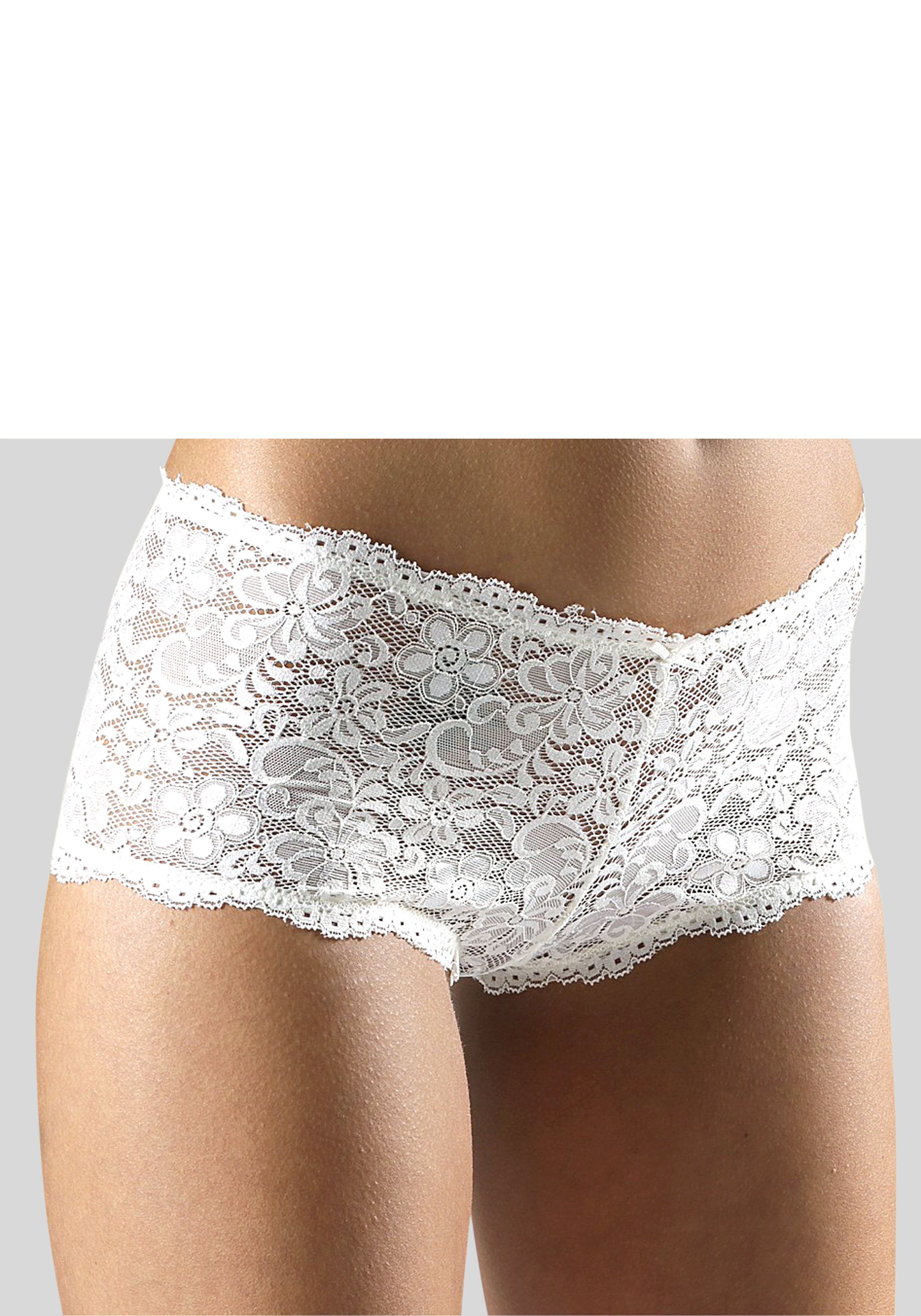 Panty NUANCE, Damen, Gr. 40/42, beige (creme), Spitze, Obermaterial: 90% Polyamid, 10% Elasthan, körpernah, Unterhosen, aus Spitze Image