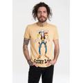 T-Shirt LOGOSHIRT "Lucky Luke" Gr. L, gelb (ocker) Herren Shirts T-Shirts