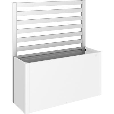 Rankgitter BIOHORT, silber (silberfarben, metallic), B:152cm H:91cm, Stahlblech, Rankhilfen, für biohort HochBeet 1,5-m-Seite