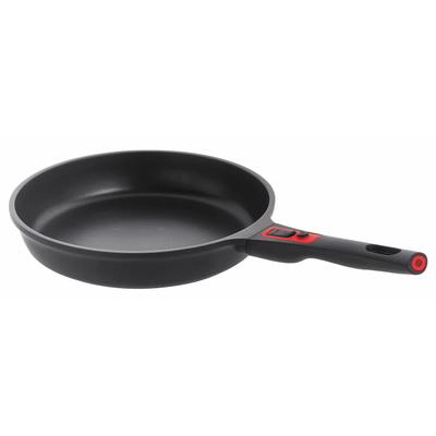 Bratpfanne SCHULTE-UFER "Switch", schwarz (schwarz, rot), Ø:28cm, Pfannen, Induktion, abnehmbarer Griff Image