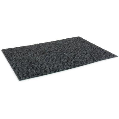 Nadelvliesteppich "MALTA", grau (anthrazit), B:200cm H:2,5mm L:3500cm, Polypropylen, PRIMAFLOR-IDEEN IN TEXTIL, Teppiche, Uni-Farben, strapazierfähig & pflegeleicht, Kurzflor, Nadelvlies Image