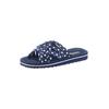 Badepantolette CLASSIC BASICS, Gr. 40, blau (marine), Synthetik, modisch, Schuhe Pantolette