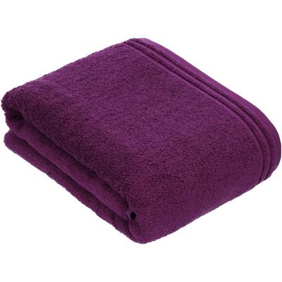 Badetuch VOSSEN "Calypso Feeling", lila, B:100cm L:150cm, Walkfrottee, Obermaterial: 100% Baumwolle, Handtücher (Packung), mit schmaler Bordüre aus 100% Baumwolle, Vegan, einfarbig Image