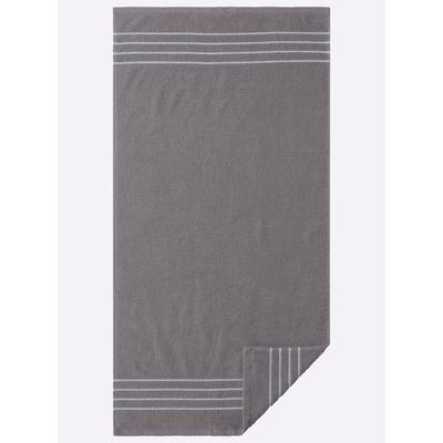Handtuch WÄSCHEPUR, grau, B:50+70cm L:100+140cm, 100% Baumwolle, Handtücher (Packung) Image