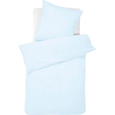 Bettwäsche DAMAI "Bio Satin", blau (sky blau), B/L: 155cm x 220cm, , Satin (Bio-Baumwolle), B/L: 80cm x 80cm, Satin (Bio-Baumwolle), Obermaterial: 100% Baumwolle, Bettwäsche, in eleganten Farbtönen Image