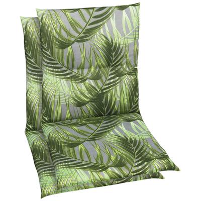 Sesselauflage GO-DE "Niederlehner", grün, B:98cm H:5cm T:48cm, Bezug: 65% Polyester, 35% Baumwolle, Polsterauflagen Image