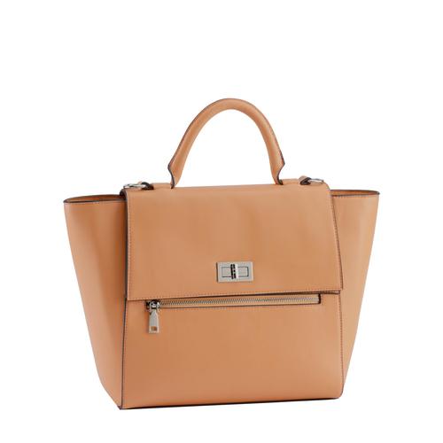 Henkeltasche HEINE Gr. B/H/T: 42 cm x 28 cm x 11 cm, orange (papaya) Damen Taschen Handtaschen