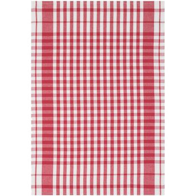 Geschirrtuch STUCO "vichy", rot (rot, weiß), B:50cm L:70cm, 100% Baumwolle, Geschirrtücher Image