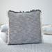 Wightman Square_Ox Bay Hand Woven Distressed Pillow Cover in Gray/White Laurel Foundry Modern Farmhouse® | 20 H x 20 W x 3 D in | Wayfair