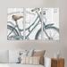 One Allium Way® Paris France Bicycles III - 3 Piece Floater Frame Print on Canvas Canvas, Wood in White | 20 H x 36 W x 1 D in | Wayfair