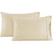 Alwyn Home Gratz Sateen Pillowcase Microfiber/Polyester in White | Standard | Wayfair 735C4C81567148CFB42F41FCA53CB7CF