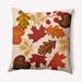 Red Barrel Studio® Fall Leaves Decorative Throw Pillow Square Polyester/Polyfill blend in Orange | 26 H x 26 W in | Wayfair