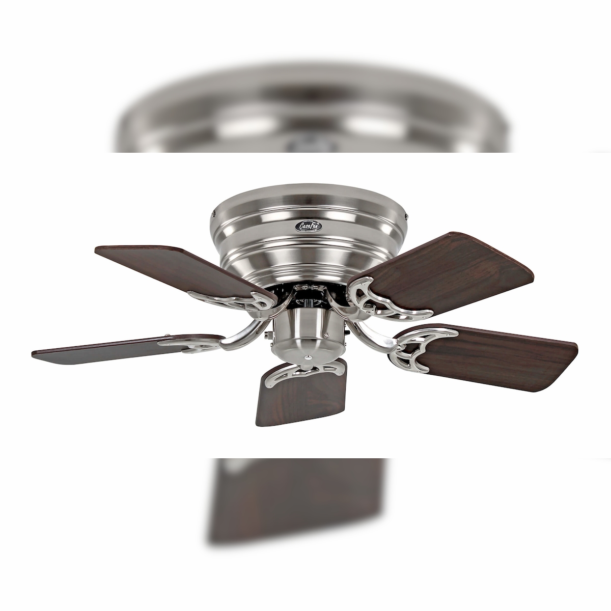 Casafan Deckenventilator Classic Flat III Chrom 75 79 Image