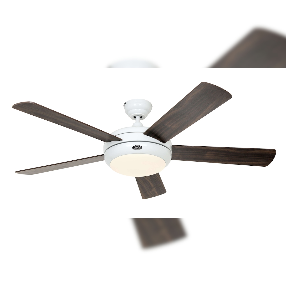 Casafan Deckenventilator Titanium Weiß 132 Nussbaum / Kirsche 132 Image