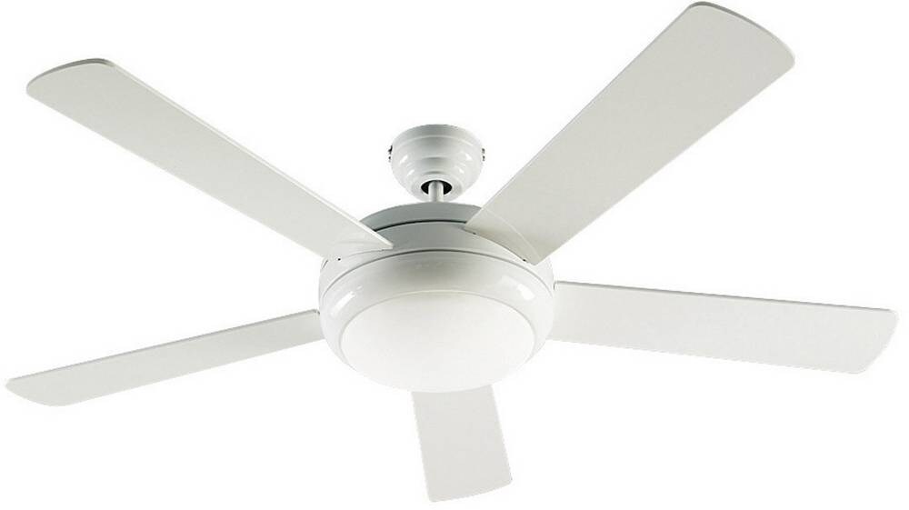 CasaFan Titanium WE Deckenventilator (Ø) 132 cm Flügelfarbe: Weiß (glänzend) Gehäusefarbe (Details) Image