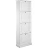 Schuhschrank HEINE HOME, weiß, B:59cm H:157cm T:26cm, Schränke