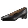Pumps ARA "GRAZ", Damen, Gr. 5,5 (38,5), schwarz, Glattleder, elegant, Schuhe, Abendschuh, Festtagsschuh, Blockabsatz, glänzendes Detail am Absatz