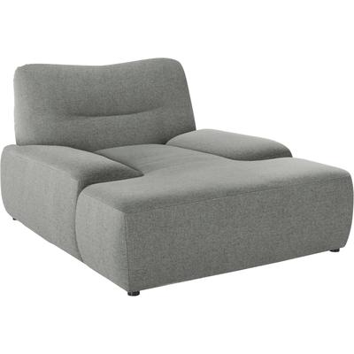 Loveseat DOMO COLLECTION "Cesena Designsessel zum Kuscheln, komfortabel zum Relaxen", grau, B:122cm H:81cm T:151cm, Sessel, bequem und stylish, frei im Raum stellbar Image
