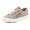 Sneaker ELBSAND "Schnürschuh", Damen, Gr. 40, beige (sand), Obermaterial: 100% Textilmaterial. Futter: 100% Textilmaterial. Decksohle: 100% Textilmaterial. Laufsohle: 100% Synthetik, used, unifarben, casual, Schuhe, Schnürhalbschuh, Freizeitschuh...