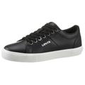 Plateausneaker LEVI'S "Woodward S" Gr. 37, schwarz-weiß (schwarz, weiß) Damen Schuhe Sneaker