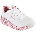 Sneaker SKECHERS KIDS "UNO LITE" Gr. 30, rot (offwhite, rot) Kinder Schuhe Modernsneaker Sneaker low